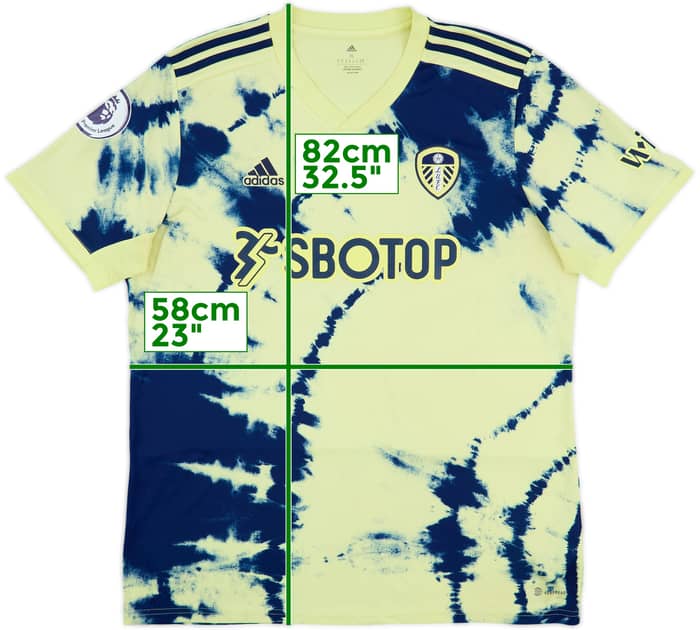 2022-23 Leeds Away Shirt - 5/10 - (XL)