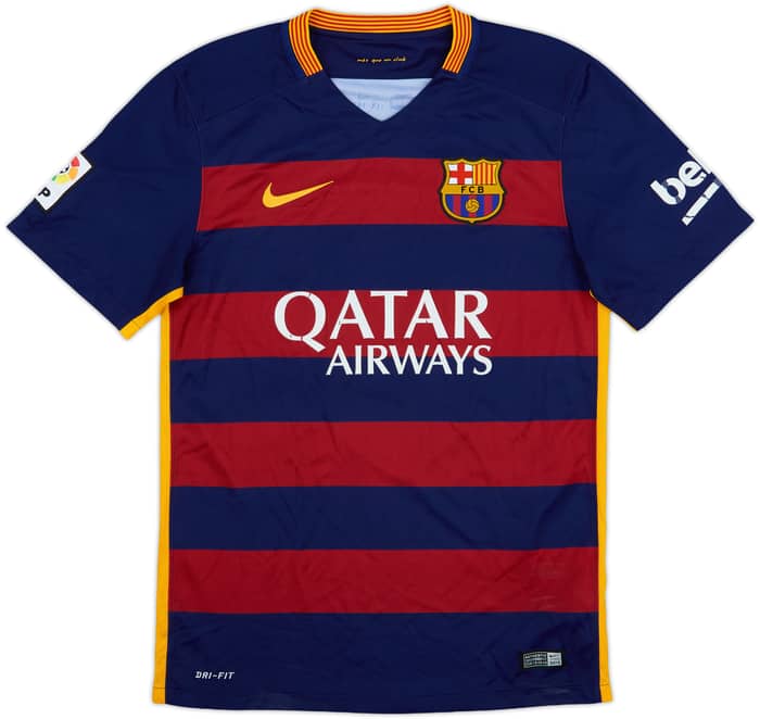 2015-16 Barcelona Home Shirt A.Iniesta #8 - 5/10 - (S)
