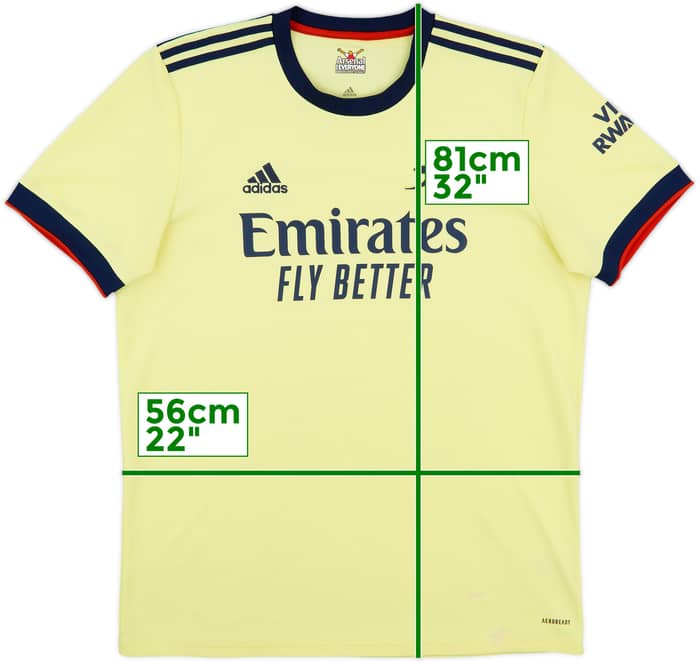 2021-22 Arsenal Away Shirt - 5/10 - (XL)