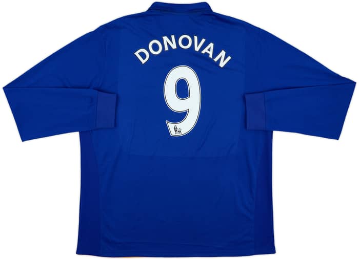 2011-12 Everton Home L/S Shirt Donovan #9 - 8/10 - (XL)