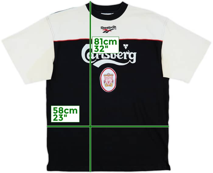 1996-97 Liverpool Reebok Cotton Tee - 8/10 - (XL)