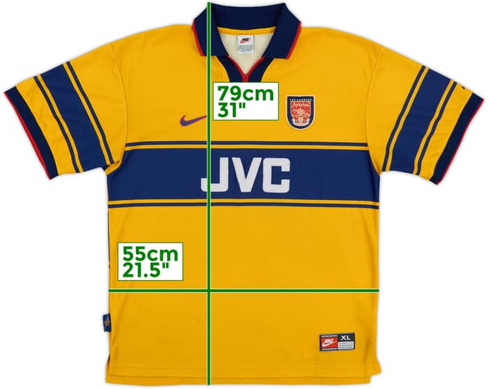 1997-99 Arsenal Away Shirt - 5/10 - (XL)