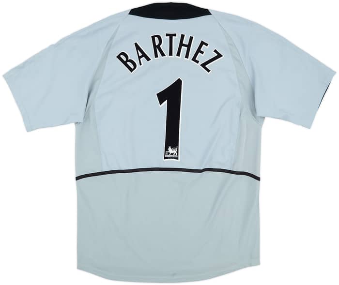 2002-04 Manchester United S/S GK Shirt Barthez #1 - 8/10 - (L)