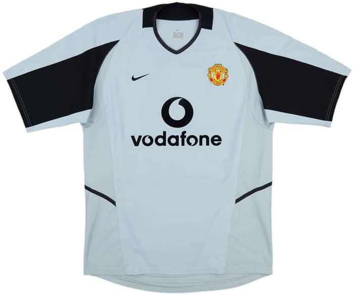 2002-04 Manchester United S/S GK Shirt Barthez #1 - 8/10 - (L)