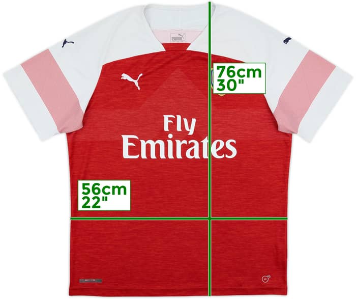 2018-19 Arsenal Home Shirt - 5/10 - (XL)