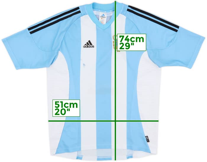 2002-04 Argentina Home Shirt - 5/10 - (M)