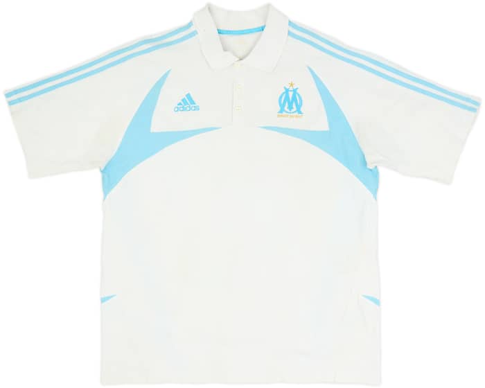 2007-08 Olympique Marsille adidas Polo Shirt - 6/10 - (L)