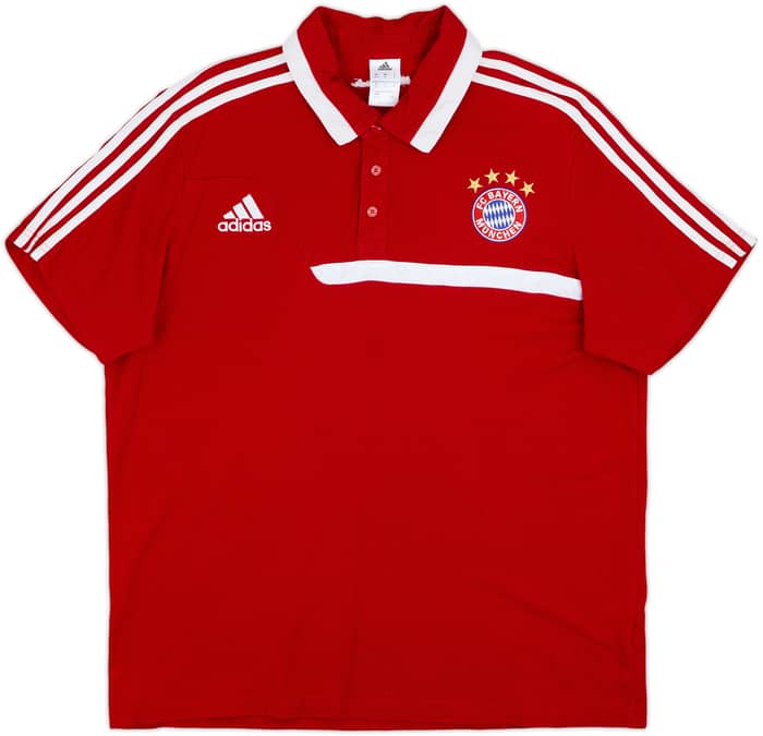 2013-14 Bayern Munich adidas Polo Shirt - 9/10 - (XXL)