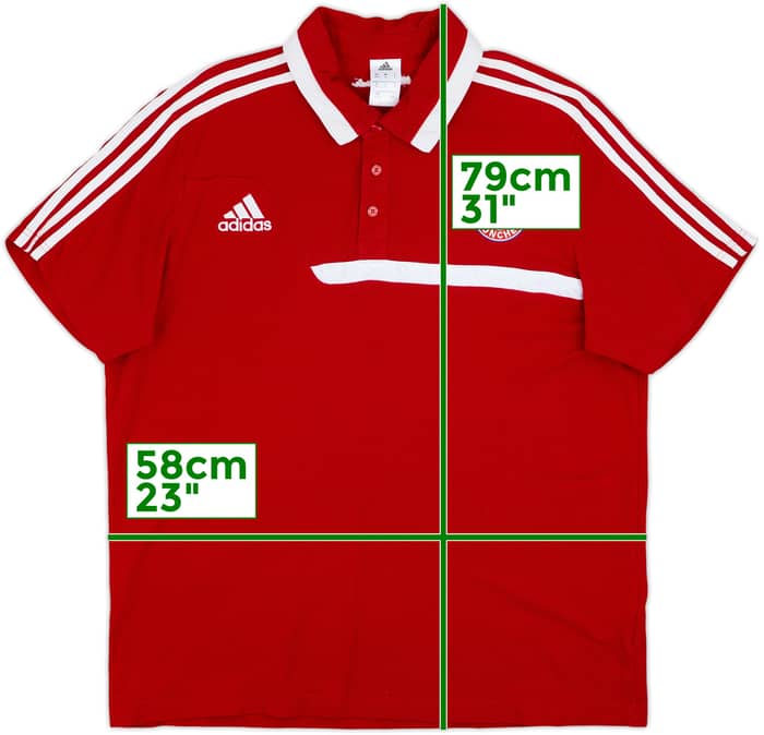 2013-14 Bayern Munich adidas Polo Shirt - 9/10 - (XXL)