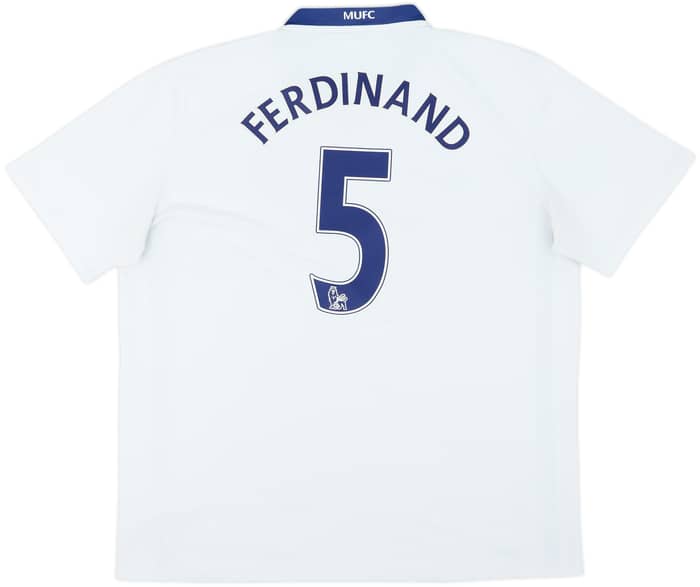 2008-10 Manchester United Away Shirt Ferdinand #5 - 4/10 - (XL)