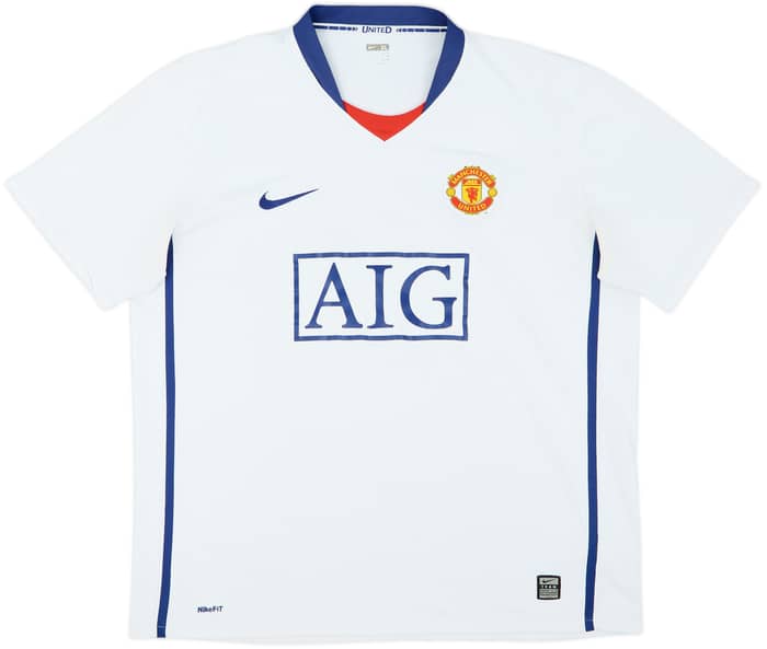 2008-10 Manchester United Away Shirt Ferdinand #5 - 4/10 - (XL)