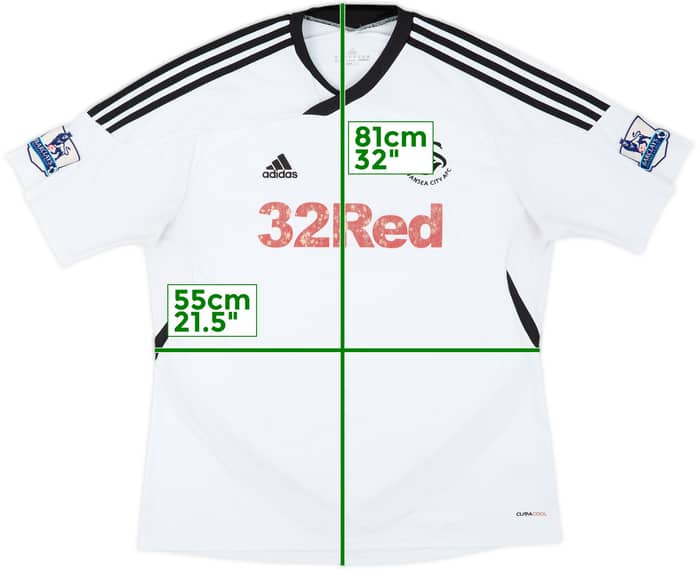 2011-12 Swansea Home Shirt - 4/10 - (XL)