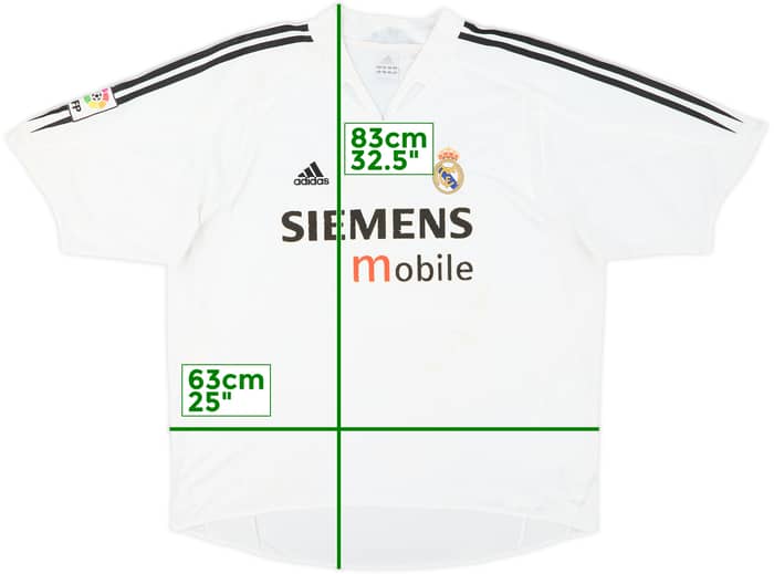 2004-05 Real Madrid Home Shirt - 5/10 - (XXL)