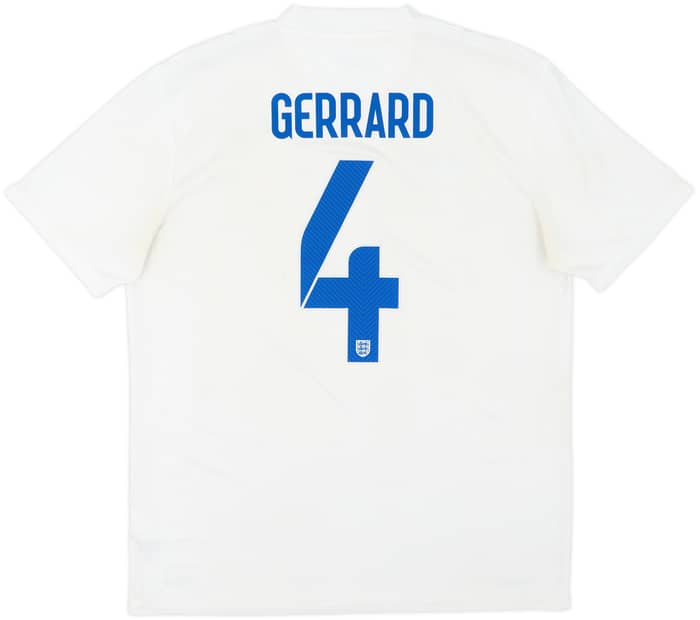 2014-15 England Home Shirt Gerrard #4 - 5/10 - (L)