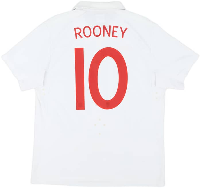 2009-10 England Home Shirt Rooney #10 - 4/10 - (L)