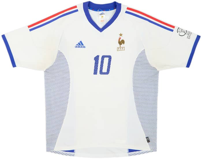2002-04 France Away Shirt Zidane #10 - 4/10 - (XL)