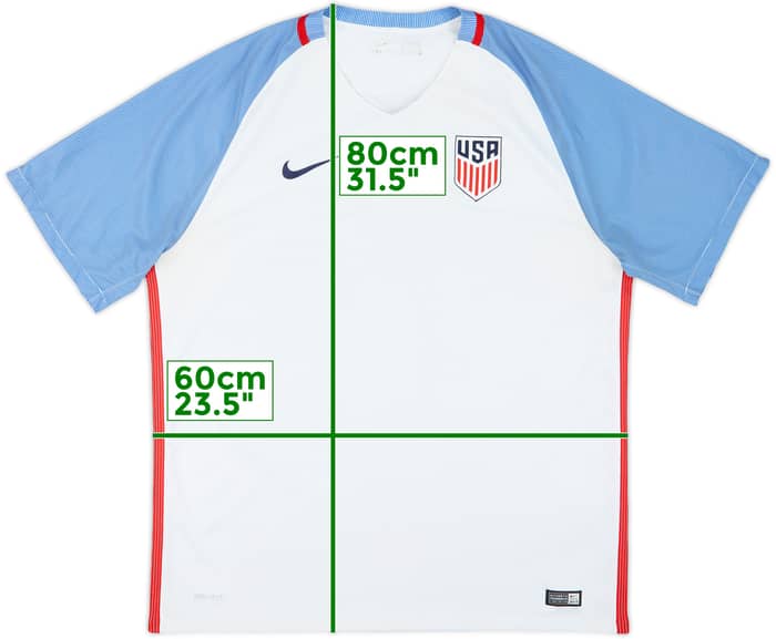 2016-17 USA Home Shirt - 5/10 - (XXL)