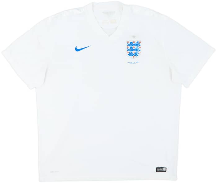 2014-15 England 'Brazil' Home Shirt - 5/10 - (XXL)