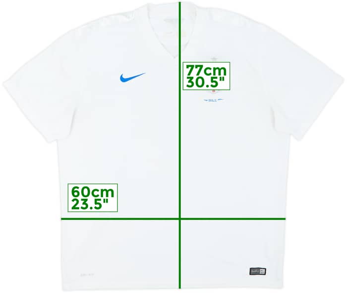 2014-15 England 'Brazil' Home Shirt - 5/10 - (XXL)