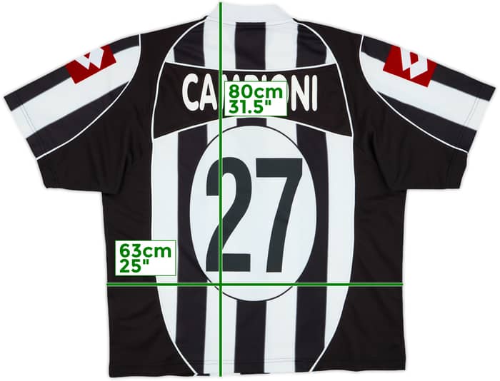 2002-03 Juventus Home Shirt Campioni #27 - 6/10 - (L)