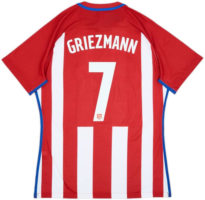 2016-17 Atletico Madrid Player Issue Home Shirt Griezmann #7 (XL)