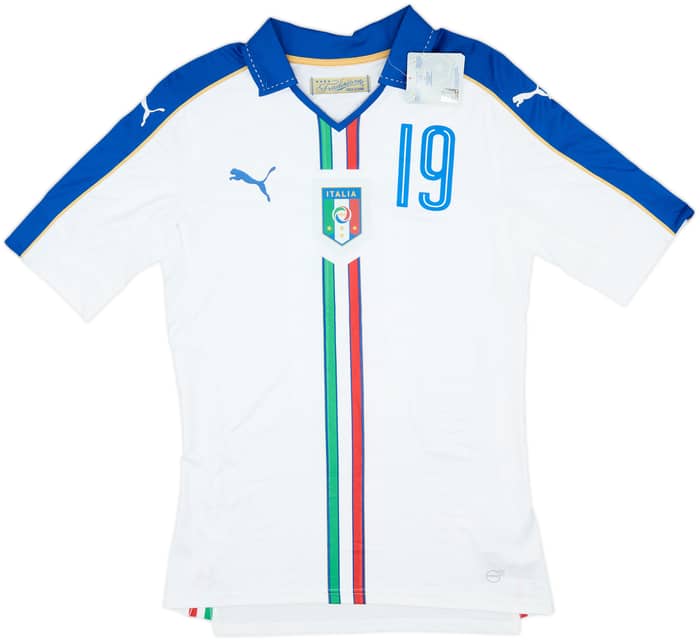 2016-17 Italy Player Issue (ACTV Fit) Away Shirt Bonucci #19 (L)