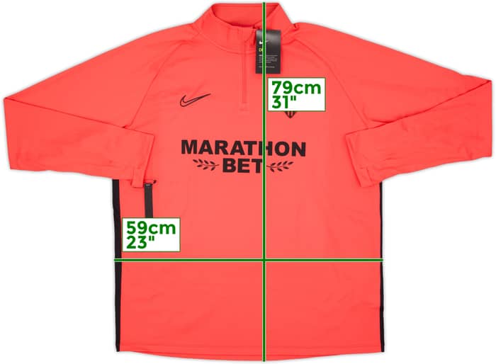 2019-20 Sevilla Nike 1/4 Zip Drill Top (XL)