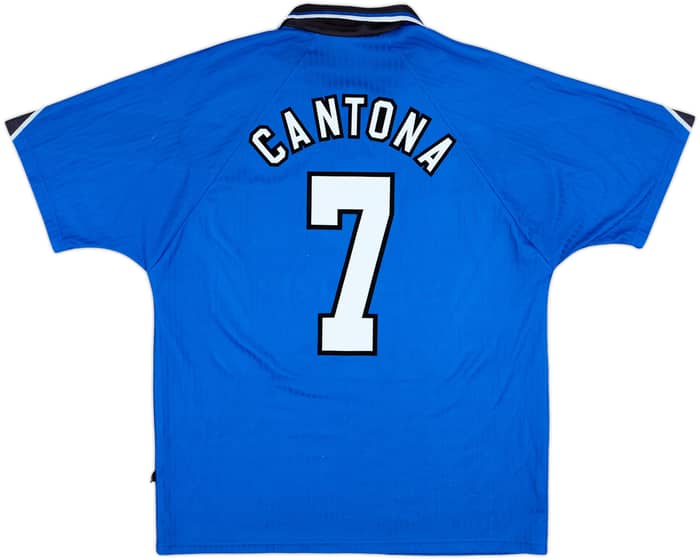 1996-98 Manchester United Third Shirt Cantona #7 - 6/10 - (XL)
