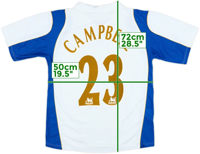 2006-07 Portsmouth Away Shirt Campbell #23 - 8/10 - (M)