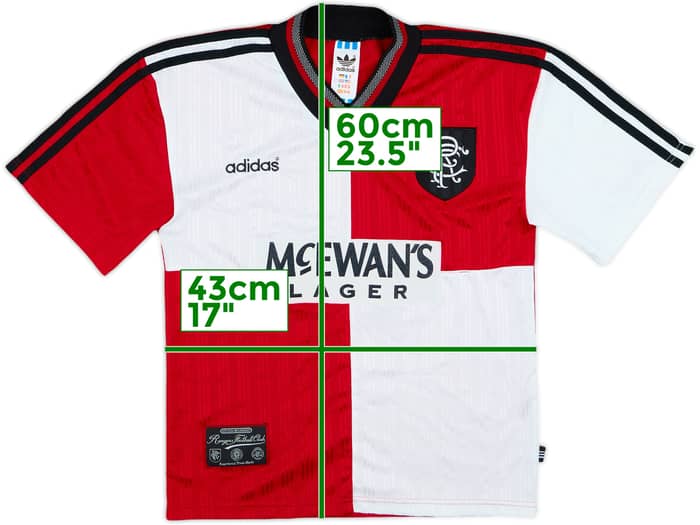 1995-96 Rangers Away Shirt #8 - 6/10 - (XS)