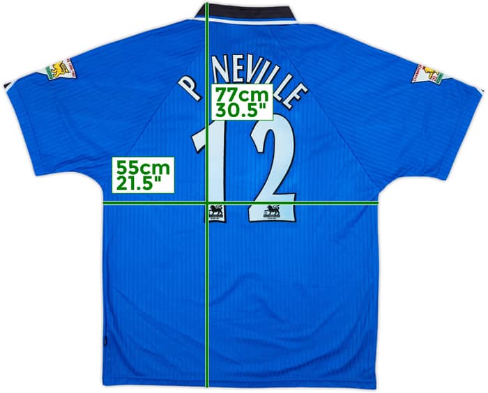 1996-98 Manchester United Third Shirt P Neville #12 - 8/10 - (L)