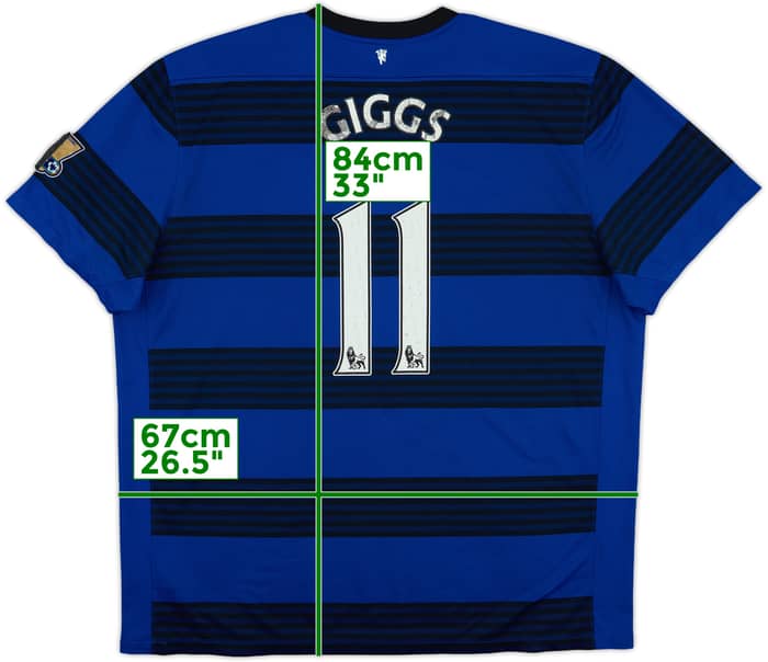 2011-13 Manchester United Away Shirt Giggs #11 - 4/10 - (XXL)