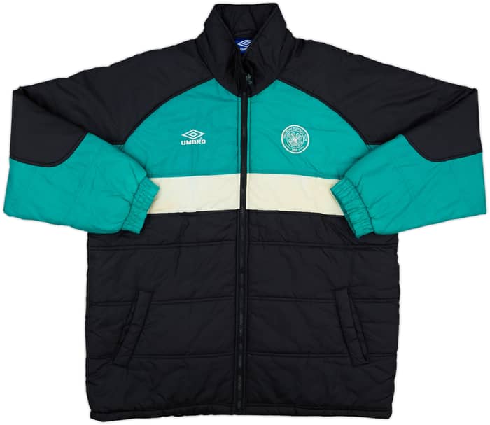 1999-00 Celtic Umbro Padded Bench Coat - 7/10 - (L)