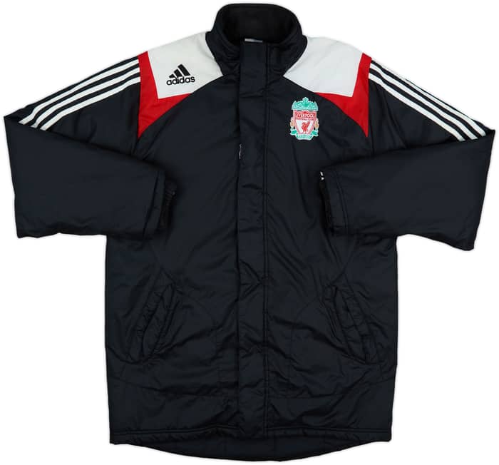 2007-08 Liverpool adidas Padded Bench Coat - 6/10 - (S)