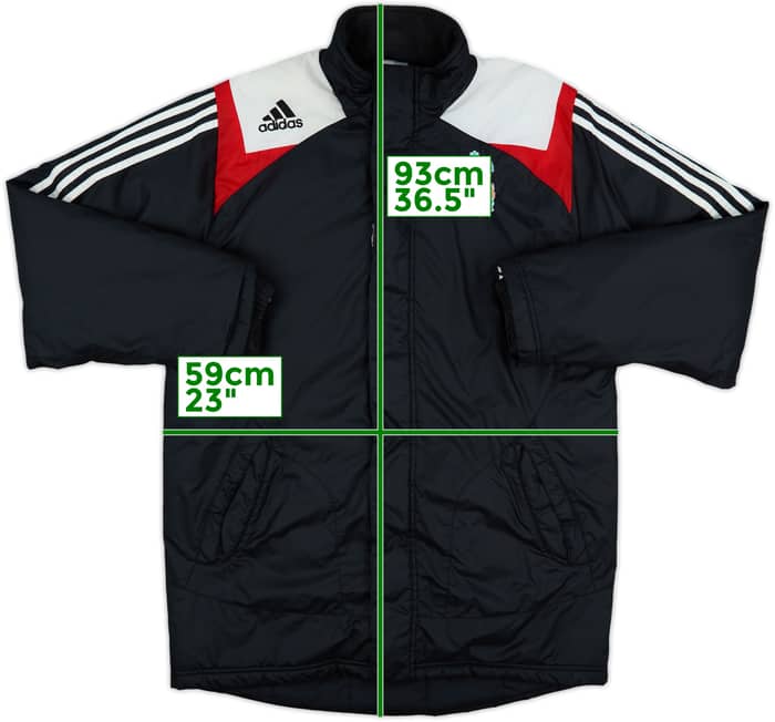 2007-08 Liverpool adidas Padded Bench Coat - 6/10 - (S)