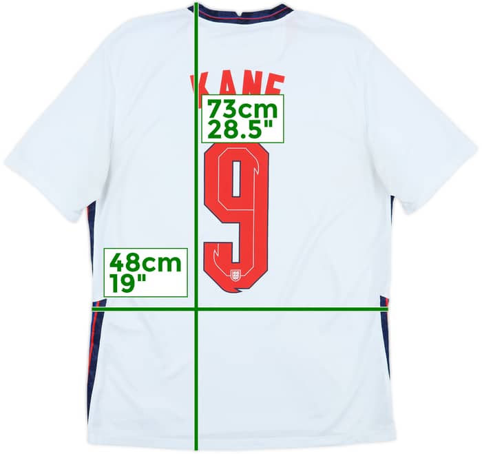 2020-22 England Home Shirt Kane #9 - 6/10 - (M)