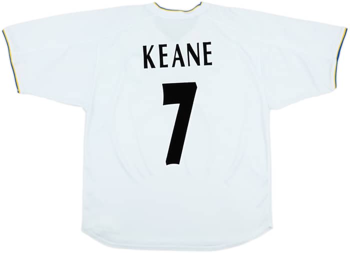 2000-02 Leeds United Home Shirt Keane #7 - 6/10 - (L)