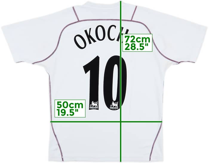 2003-05 Bolton Home Shirt Okocha #10 - 5/10 - (M)