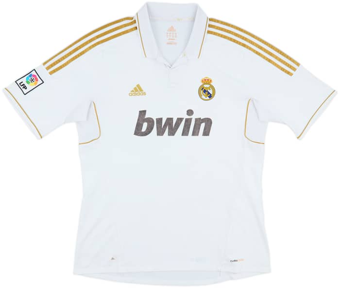 2011-12 Real Madrid Home Shirt - 4/10 - (XL)