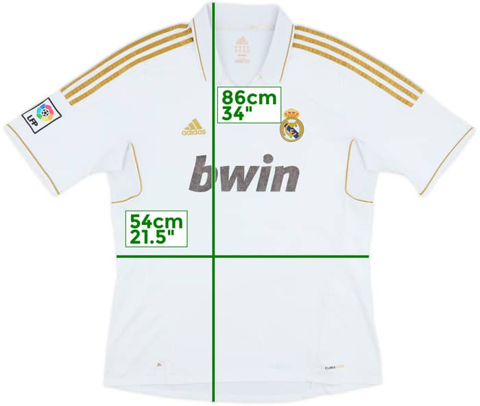 2011-12 Real Madrid Home Shirt - 4/10 - (XL)