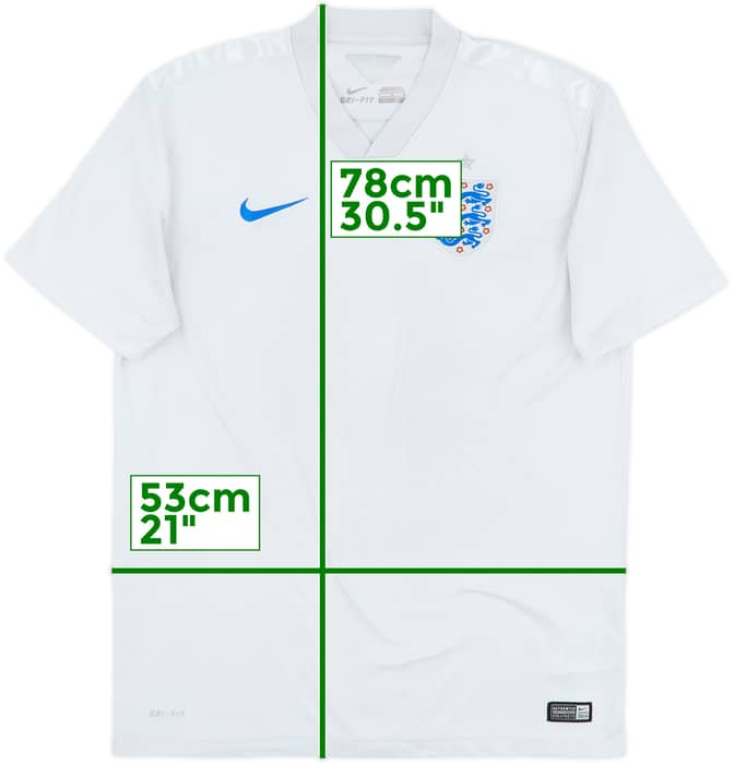 2014-15 England Home Shirt - 4/10 - (L)