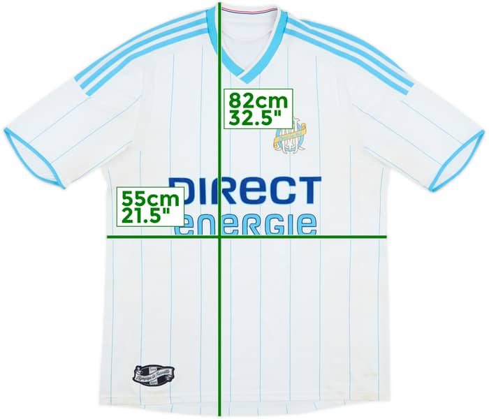 2009-10 Olympique Marseille Home Shirt - 4/10 - (L)