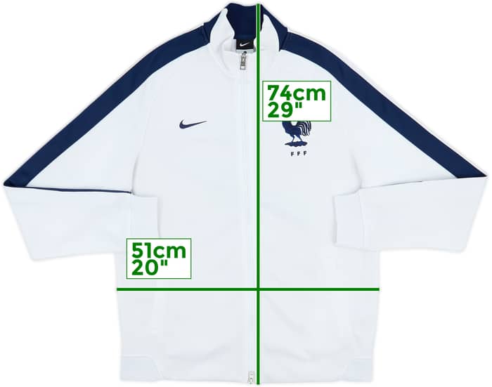 2014-15 France Nike Track Jacket - 8/10 - (L)