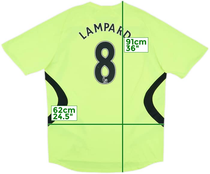 2007-08 Chelsea Away Shirt Lampard #8 - 6/10 - (XXL)