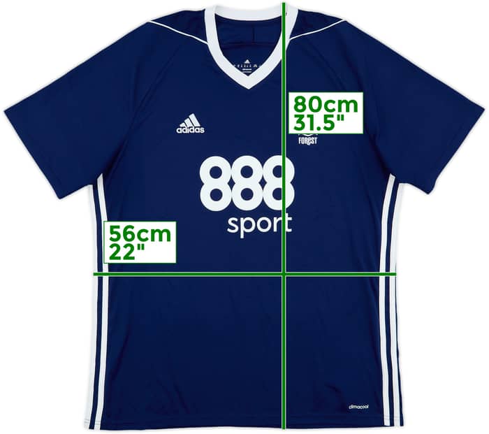 2017-18 Nottingham Forest Away Shirt - 8/10 - (XL)