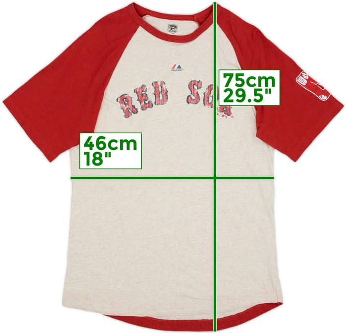 2013 Boston Red Sox Rice #14 Majestic Cooperstown Collection Tee - 8/10 - (M)