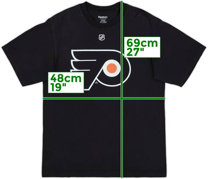 2007-11 Philadelphia Flyers Carter #17 Reebok Tee - 4/10 - (M)