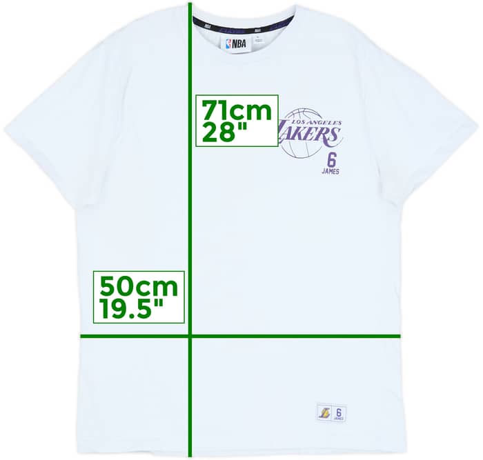 2018-23 LA Lakers Lebron James NBA Tee - 8/10 - (L)