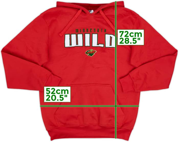 2000s Minnesota Wild NHL Hooded Sweat Top - 6/10 - (M)