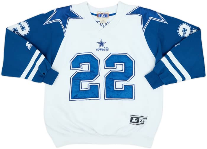 1995 Dallas Cowboys E.Smith #22 Starter Sweat Top - 5/10 - (M)
